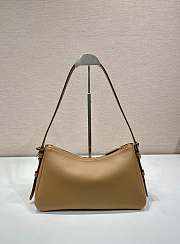 Okify Prada Aimée caramel leather shoulder bag 31x18x10cm - 2