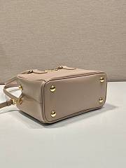 Okify Prada Galleria Saffiano leather mini light pink bag 20x13.5x9.5cm - 2