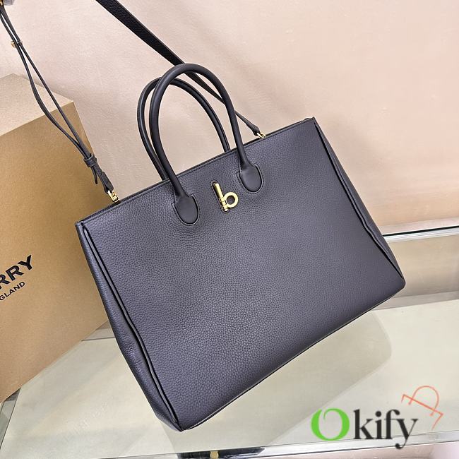 Okify Burberry Black Medium Rocking Horse Tote​ 35.5 x 18 x 28 cm  - 1