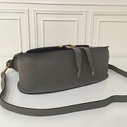 Okify Chloe Large Marcie bag in Grey/Gray Grained Leather 36x12x28cm - 3