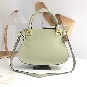 Okify Chloe Large Marcie bag in Matcha Green Grained Leather 36x12x28cm - 3