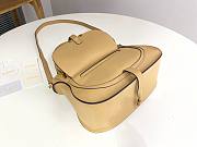 Okify Chloe Large Marcie bag in Milk Tea Grained Leather 36x12x28cm - 2