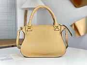 Okify Chloe Large Marcie bag in Milk Tea Grained Leather 36x12x28cm - 3