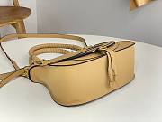 Okify Chloe Large Marcie bag in Milk Tea Grained Leather 36x12x28cm - 4