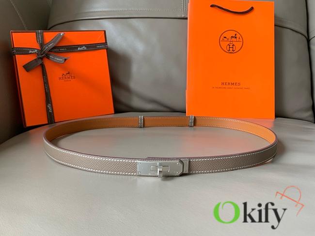 Okify Hermes Gray Belts  - 1