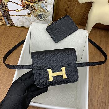 Okify Hermes Constance Mini Black 89 Epsom 18.5x15x4.5cm