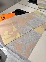 Okify Hermes Multicolor Scarf 30x180cm 18363 - 4