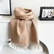 Okify Loewe Beige Scarf 38x180cm 18367 - 1