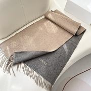 Okify Loewe Light Grey/Gray Scarf 38x180cm 18368 - 2