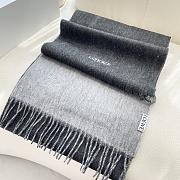 Okify Loewe Grey/Gray Scarf 38x180cm 18369 - 3