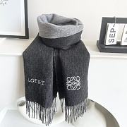 Okify Loewe Grey/Gray Scarf 38x180cm 18369 - 1