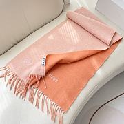 Okify Loewe Orange Scarf 38x180cm 18370 - 4