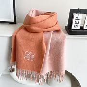 Okify Loewe Orange Scarf 38x180cm 18370 - 3