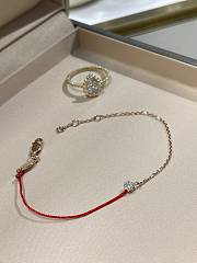 Okify Redline Diamond-encrusted half-chain bracelet - 1