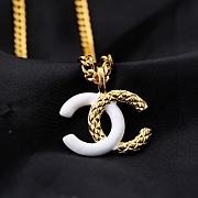 Okify Chanel Pink/White Gold Necklace - 2