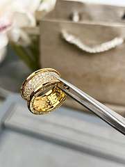 Okify Bvlgari B.Zero1 Diamond Gold Ring - 3