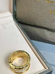 Okify Bvlgari B.Zero1 Diamond Gold Ring - 2