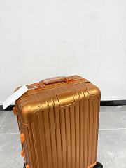 Okify Rimowa Aluminium Mars Orange Suitcase 21 inch  - 4