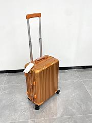 Okify Rimowa Aluminium Mars Orange Suitcase 21 inch  - 1