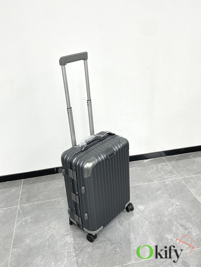 Okify Rimowa Aluminium Mercury Gray/Grey Suitcase 21 inch  - 1