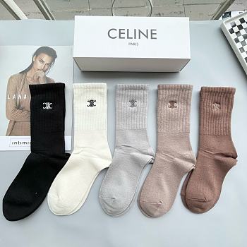 Okify Celine Set 5 pairs of socks 18394