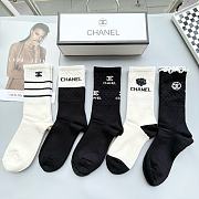 Okify Chanel Set 5 pairs of socks 18396 - 1