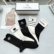 Okify Chanel Set 5 pairs of socks 18396 - 4