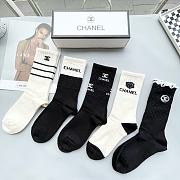 Okify Chanel Set 5 pairs of socks 18396 - 3