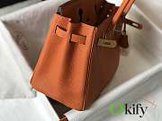 Okify Hermes Birkin Orange 30cm-Kourtney Kardashian - 5