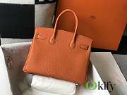 Okify Hermes Birkin Orange 30cm-Kourtney Kardashian - 4