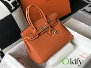 Okify Hermes Birkin Orange 30cm-Kourtney Kardashian - 2