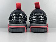 Okify Christian Louboutin Astroloubi Black&Red Sneakers Trainers  - 3