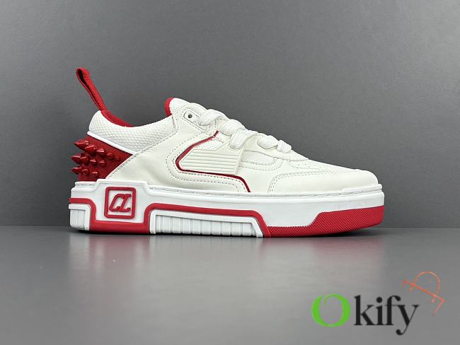 Okify Christian Louboutin Astroloubi White&Red Sneakers Trainers 36-47 - 1