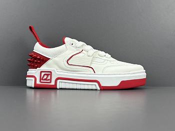 Okify Christian Louboutin Astroloubi White&Red Sneakers Trainers 36-47