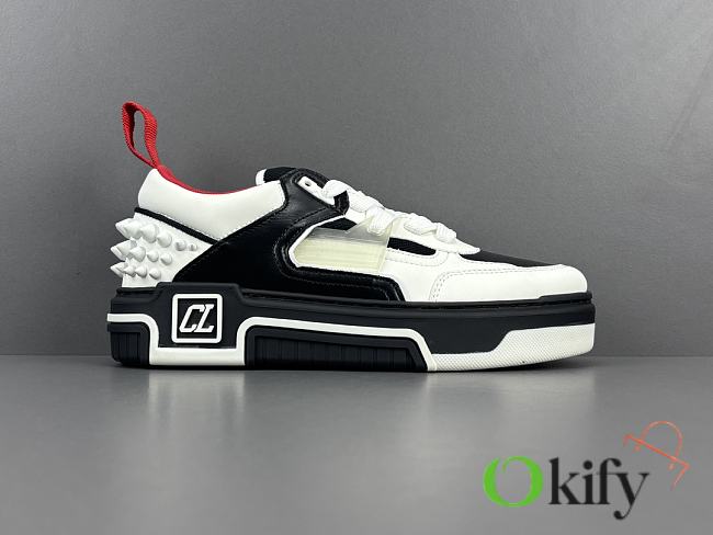 Okify Christian Louboutin Astroloubi Black&White Sneakers Trainers 36-47 - 1