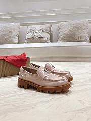 Okify Christian Louboutin Beige Moc Lug Loafer 34-43 - 4