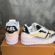 Okify Louis Vuitton Orange Trainers Sneakers 35-40 - 3