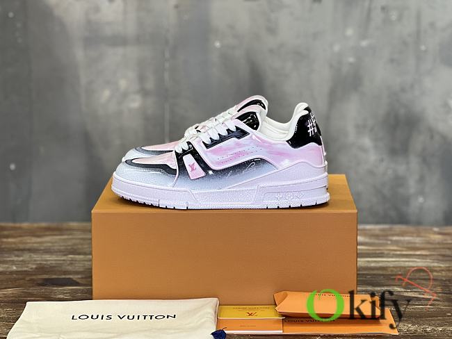 Okify Louis Vuitton Pink Trainers Sneakers 35-40 - 1