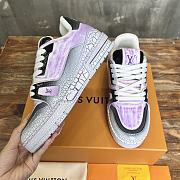 Okify Louis Vuitton Purple Trainers Sneakers 35-40 - 4