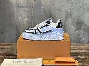 Okify Louis Vuitton Black White Trainers Sneakers 35-40 - 1