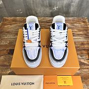 Okify Louis Vuitton Black White Trainers Sneakers 35-40 - 4