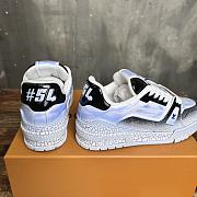 Okify Louis Vuitton Black White Trainers Sneakers 35-40 - 2