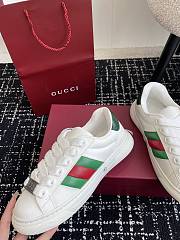 Okify Gucci Ace Sneakers Trainers With Web - Green and Red 35-45 - 3