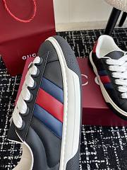 Okify Gucci Ace Sneakers Trainers With Web - Blue and Red 35-45 - 5