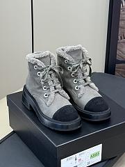 Okify Chanel Gray Grey Short Boots 35-41 - 1