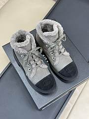 Okify Chanel Gray Grey Short Boots 35-41 - 4