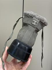 Okify Chanel Gray Grey Short Boots 35-41 - 2