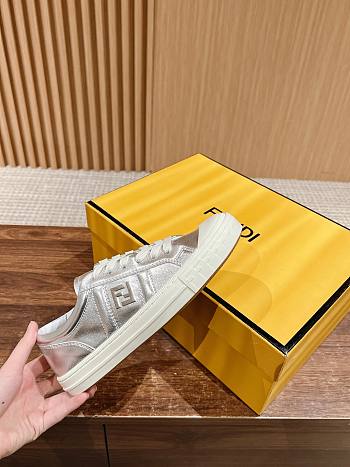 Okify Fendi Silver Sneakers Trainers 35-45 