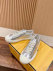 Okify Fendi Silver Sneakers Trainers 35-45  - 2