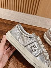 Okify Fendi Silver Sneakers Trainers 35-45  - 3